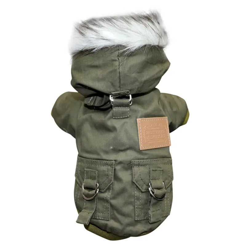 Winter Dog Clothes Warm Pet Hooded Jacket for Small Medium Dog Chihuahua Hooded Clothes Lightweight Hoodie Coat Pet Outfits