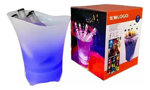 Cubetera con Altavoz Bluetooth y Luces LED RGB – 5L para Fiestas y Piscina