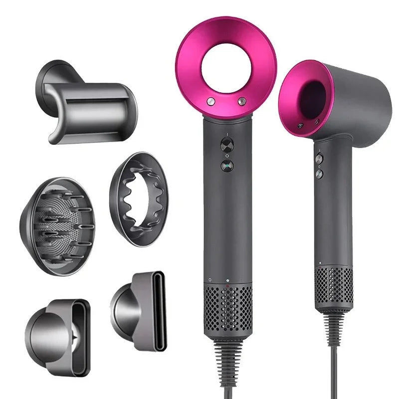 Secador de Pelo Profesional Iónico 2400W - Sin Aspas con Accesorios