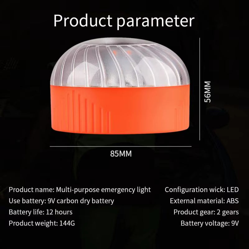 1/2/3PCS Spain Car Emergency Light V16 Homologated Dgt Approved Car Emergency Beacon Light Rechargeable Magnetic Induction