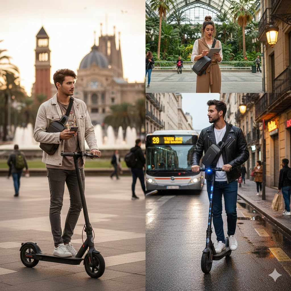 Bandolera de Seguridad Urban Shield - Impermeable con USB