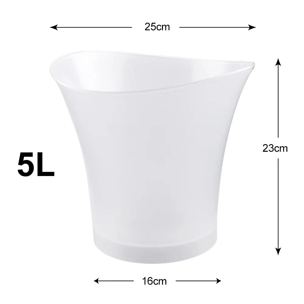 Luminous 5L Multi-Color Ice Bucket