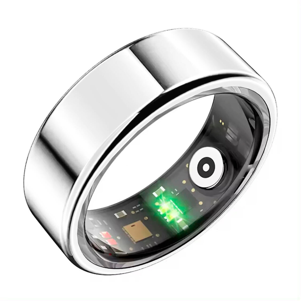 Anillo Inteligente Smart Ring con Monitor de Sueño, Oxígeno y Ritmo Cardíaco - Estuche de Carga Incluido