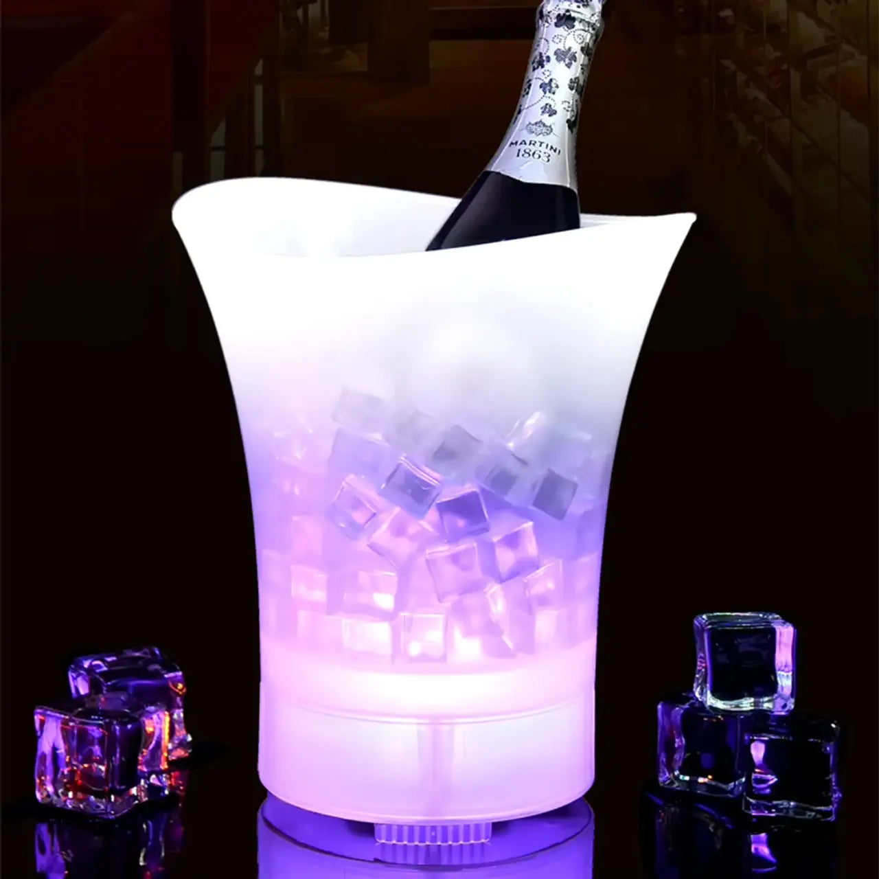 Cubetera con Altavoz Bluetooth y Luces LED RGB – 5L para Fiestas y Piscina