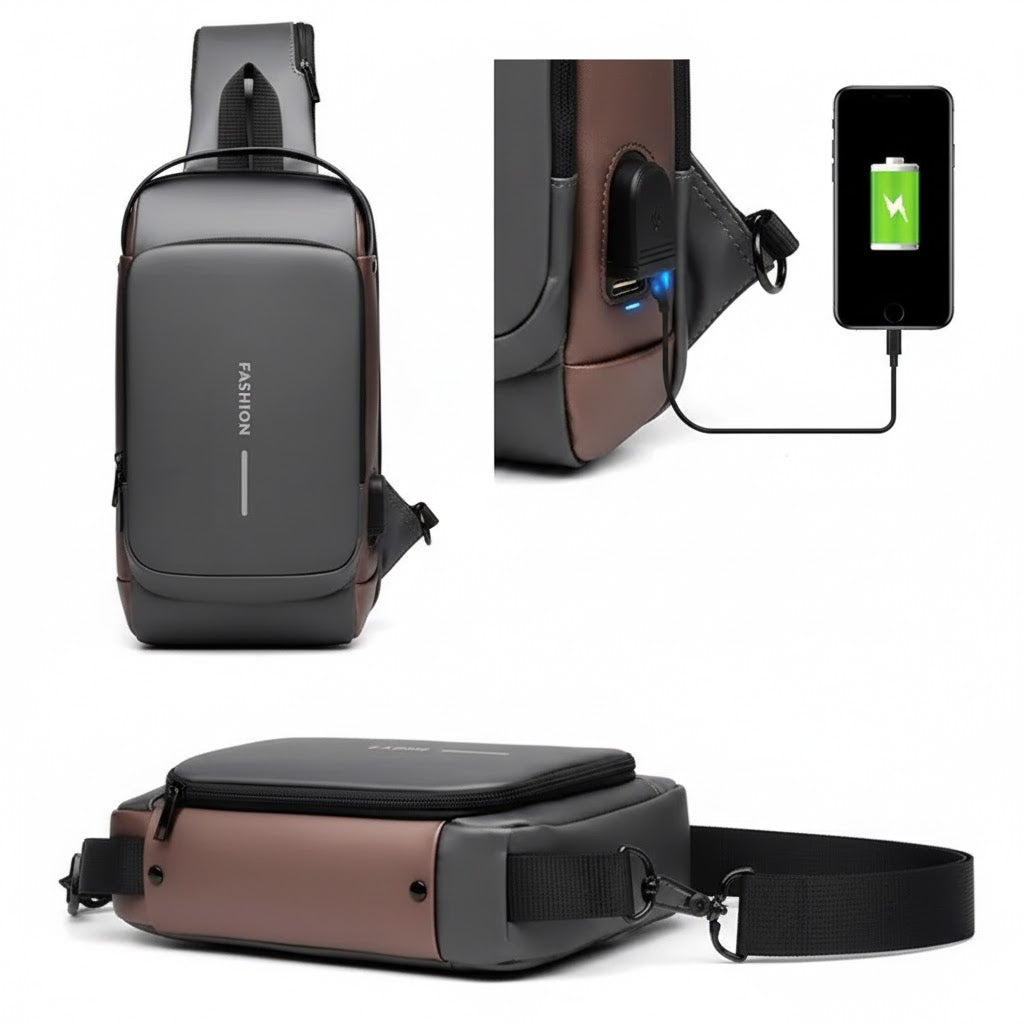 Bandolera de Seguridad Urban Shield - Impermeable con USB